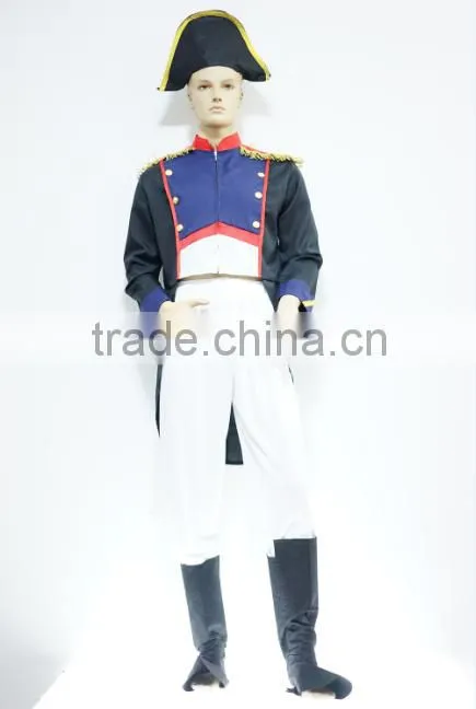 Halloween party Adult men wholesale napolen fancy dress instant costume