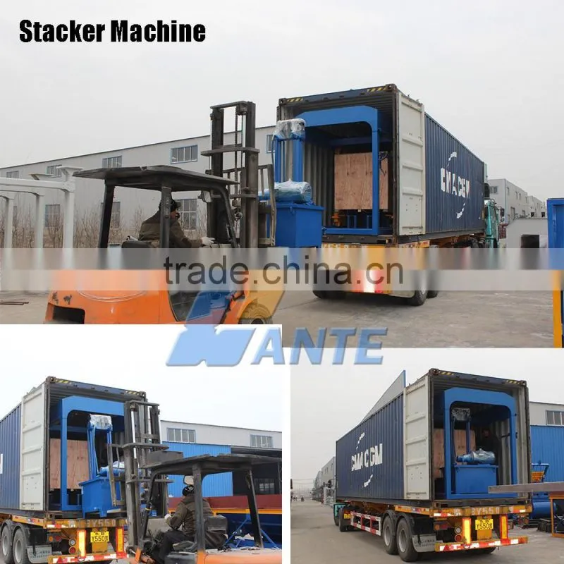 WANTE MACHINERY QT10-15 HYDRAULIC brick machine for FIA Algeria exhibition