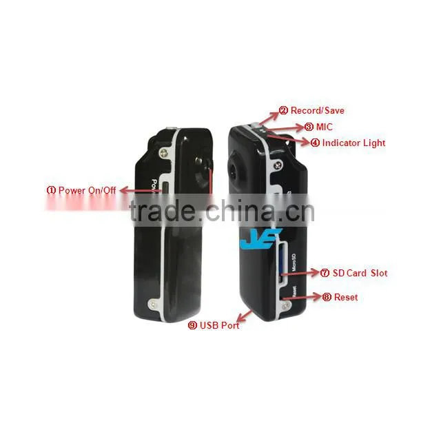 Hot! Thumb camera JVE-3303b with voice control and webcam,portable mini hidden camera