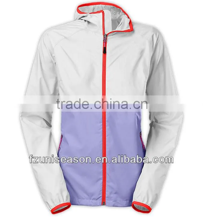 Waterproof lightweight waterproof nylon jacket women