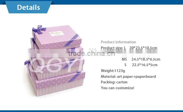 manufacturer custom handkerchief gift box