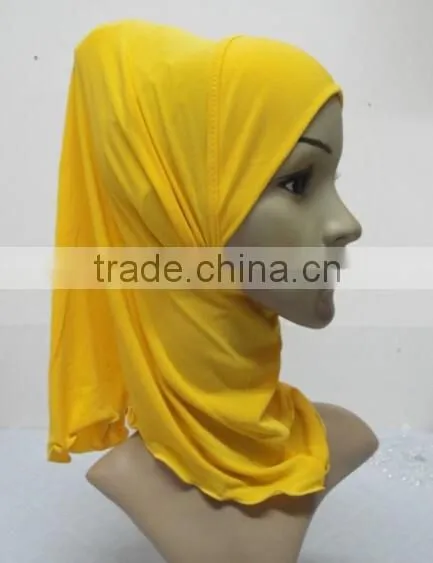 H311 plain small girl hijab,muslim scarf, can order all white