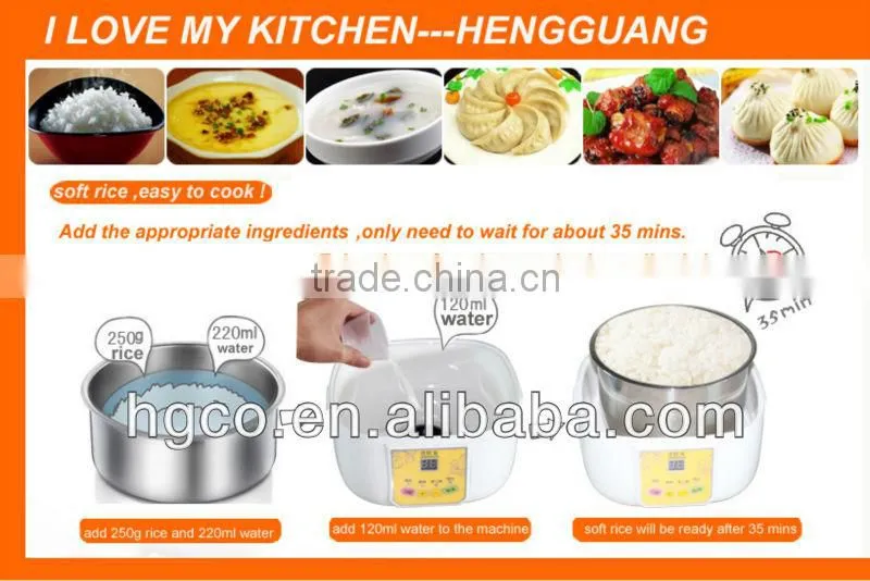 Home kitchen Portable Intelligent Multi-functional Mini Electric Heating Rice Cooker