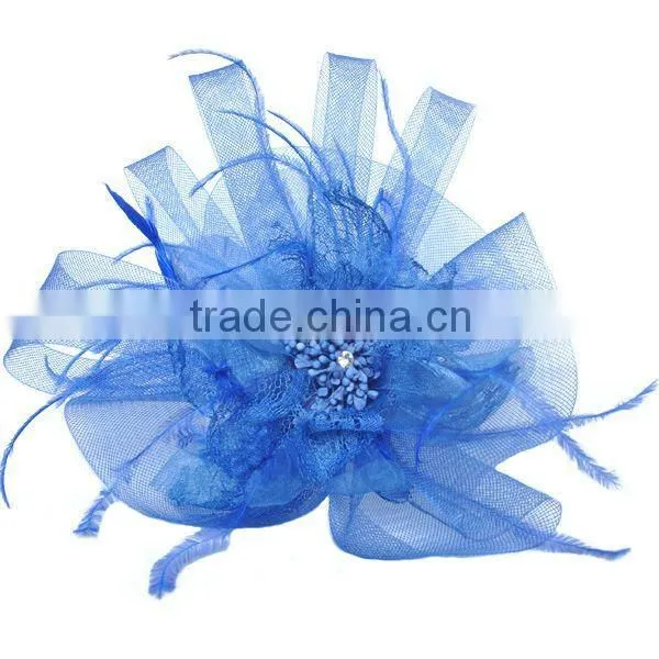 purple Fascinator hair accessory