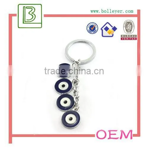 custom embossed birthday number keychain