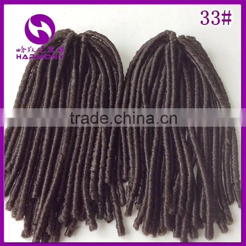 ( Purple Color ) HARMONY 18inch 110grams Synthetic dread locks crochet twist hair extensions dreadlocks weave