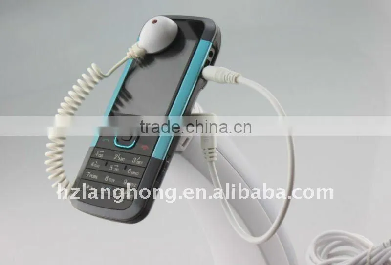Alarmed & Charging Retail Security Displays mobile phone shop displays stand H8400-MIniUSB