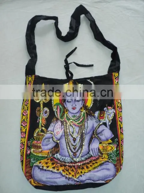 buddha ethnic bags printed