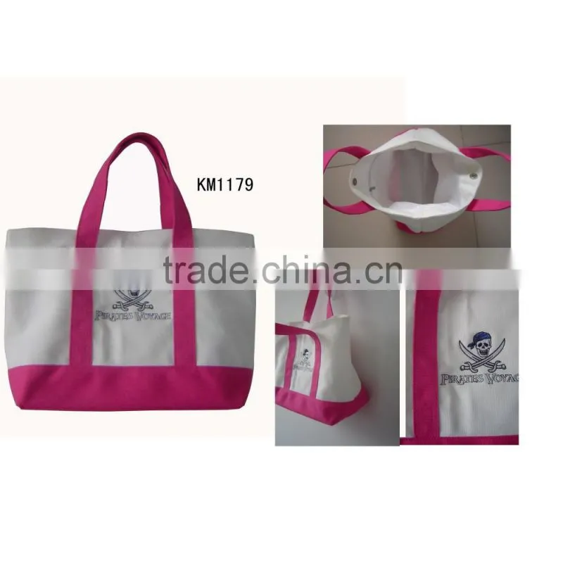 2015 China wholesale OEM plain heavy canvas tote bag