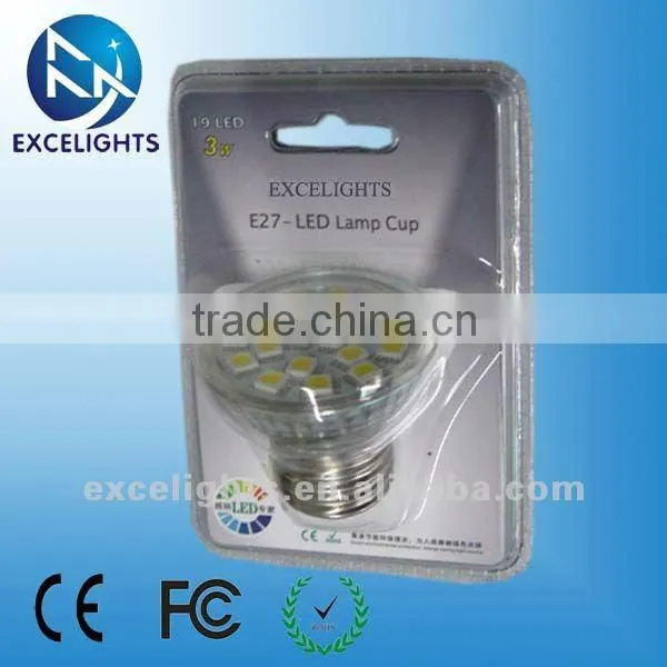 E27 3528 LED Spot 1W