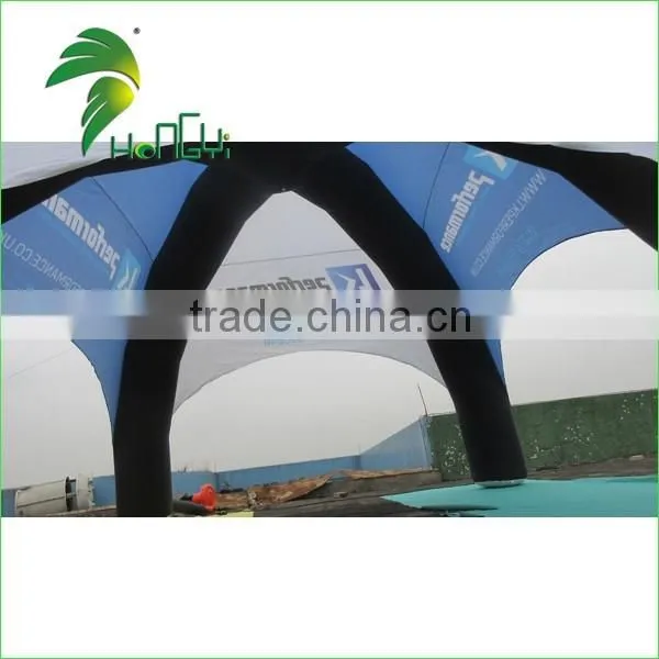 13*13ft inflatable oxford cloth lawn blue dome tent for advertising