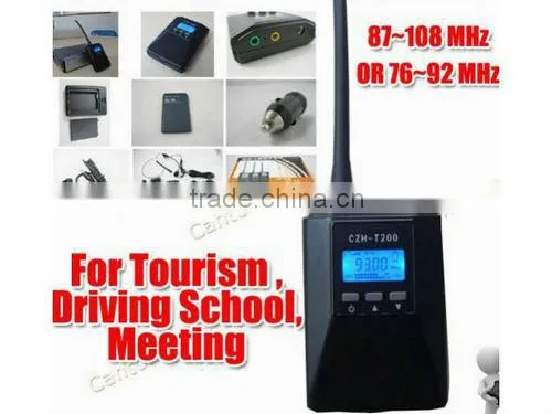 CZH-T200 0.2w car fm transmitter instructions car mp3 player fm transmitter usb
