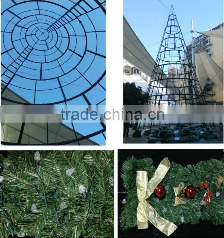 Giant christmas tree used commercial christmas decorations