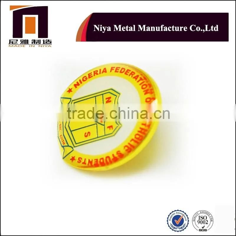 High quality cheap metal lapel pin craft souvenir