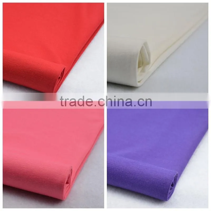 Jiufan Textile Good Quality Heavy Weight Solid Dyeing 95 Polyester 5 Spandex Punto Roma Fabric