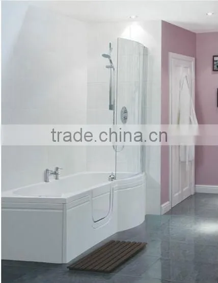 Acrylic Walk in Bath with Screen