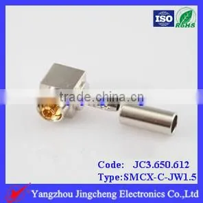 SMCX connector male 90 right angle for mobile phone