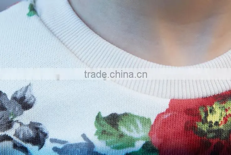 2015 new fashion korea casual print dress girl