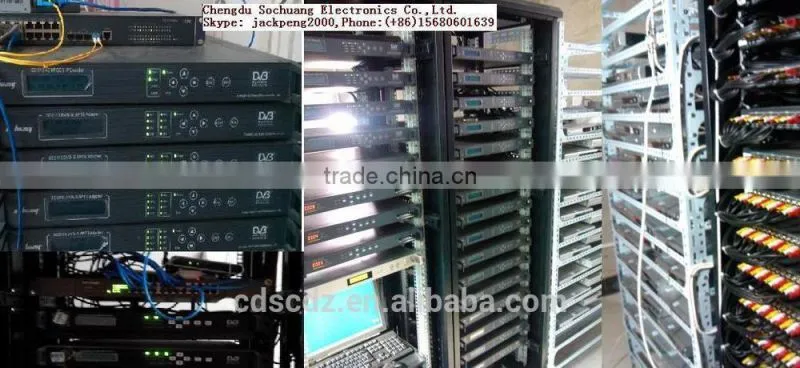 32 IP QAM Modulator / IPTV Converter / IP QAM Multiplexer scrambler