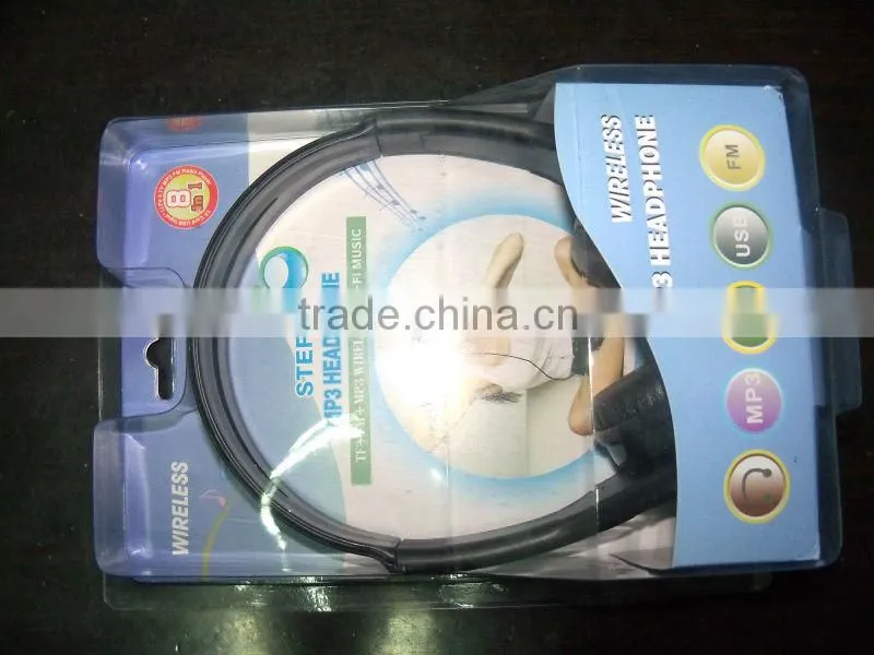 2013 hot sales wireless headphones digital sport mp3 player