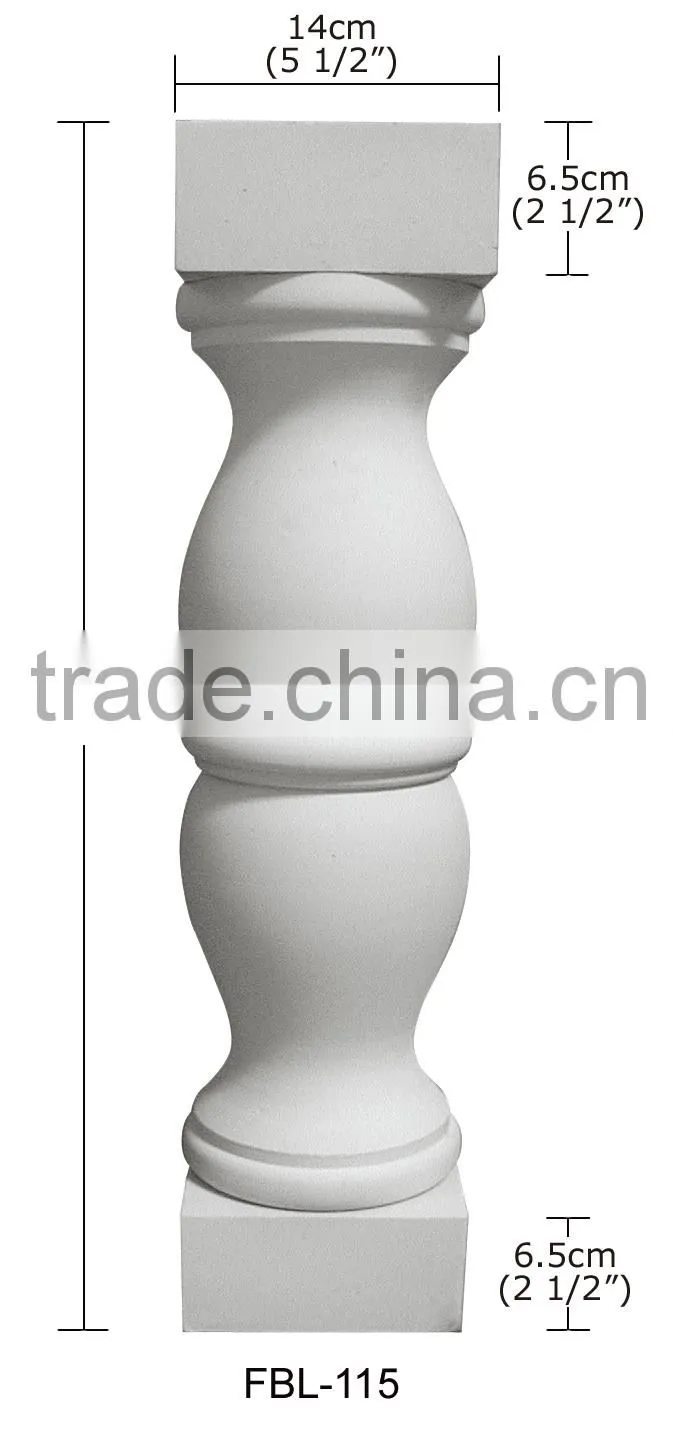 High Quality Good price beautiful new modern luxury Decorative interior polyurethane Balustrade