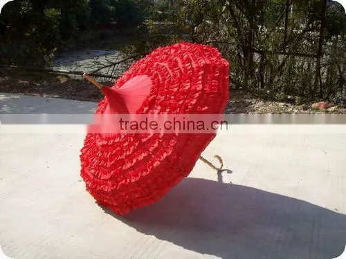 Red Pagoda Style Umbrella