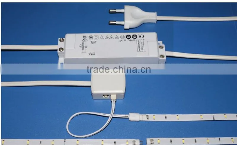LVSS24 low voltage 2 pin male plug led strip lighting connector fixture for led cabinet lighting