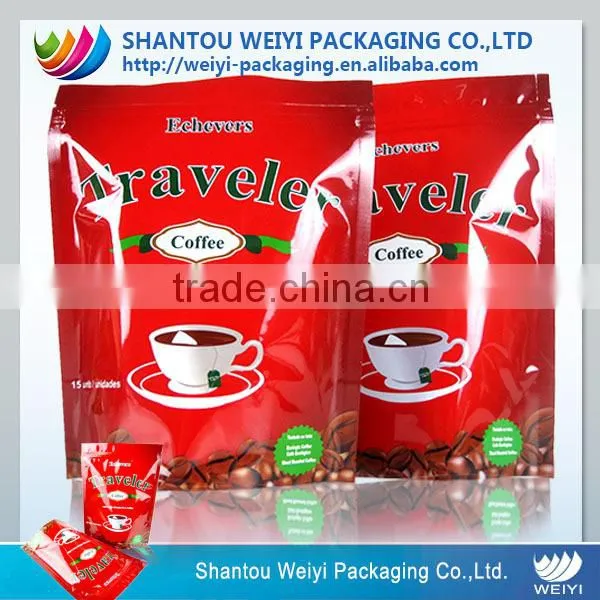 hot sale stand up empty tea bag tag printing