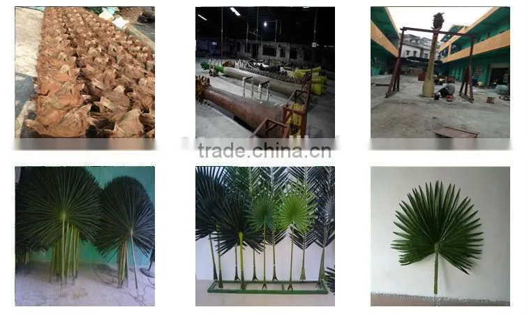 Hot sale artificial fan palm tree indoor home decor artificial palm tree
