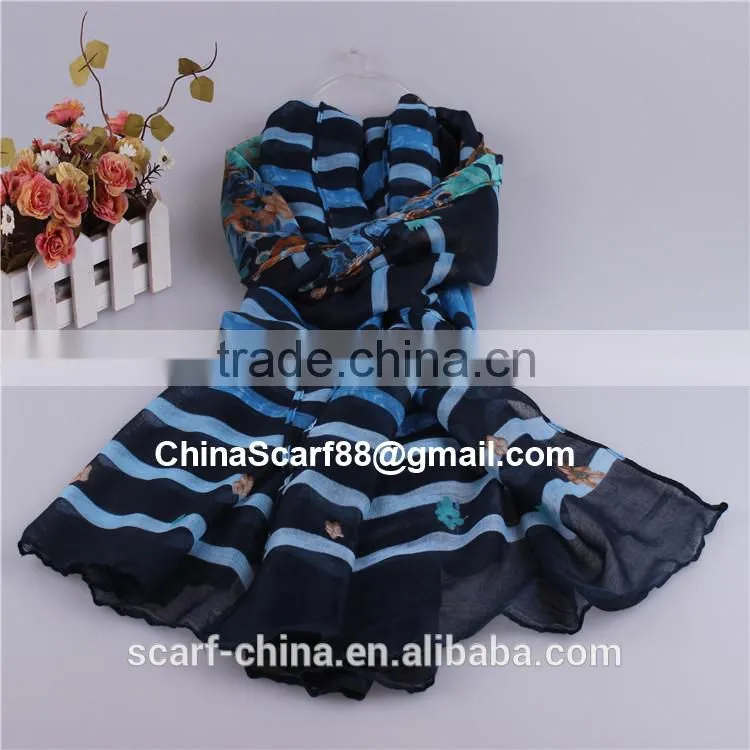 Wholesale viscose voile scarves