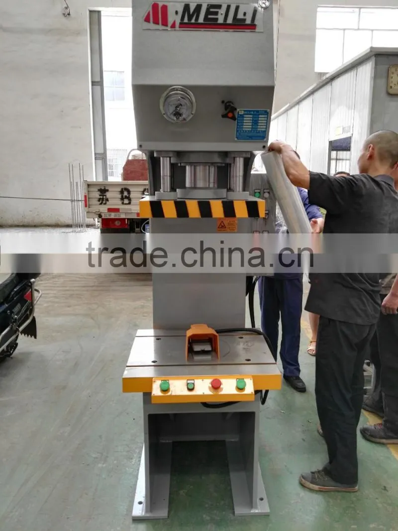 Single action hydraulic press, 100 ton hydraulic press