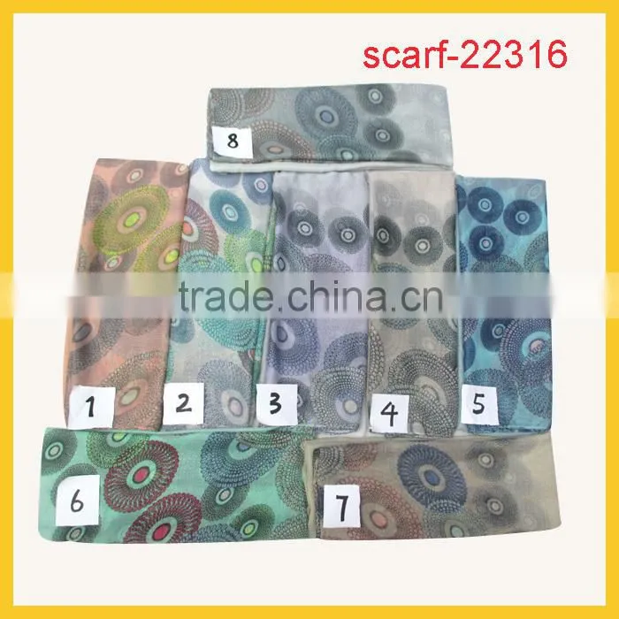 new pattern custom geometric printing scarves