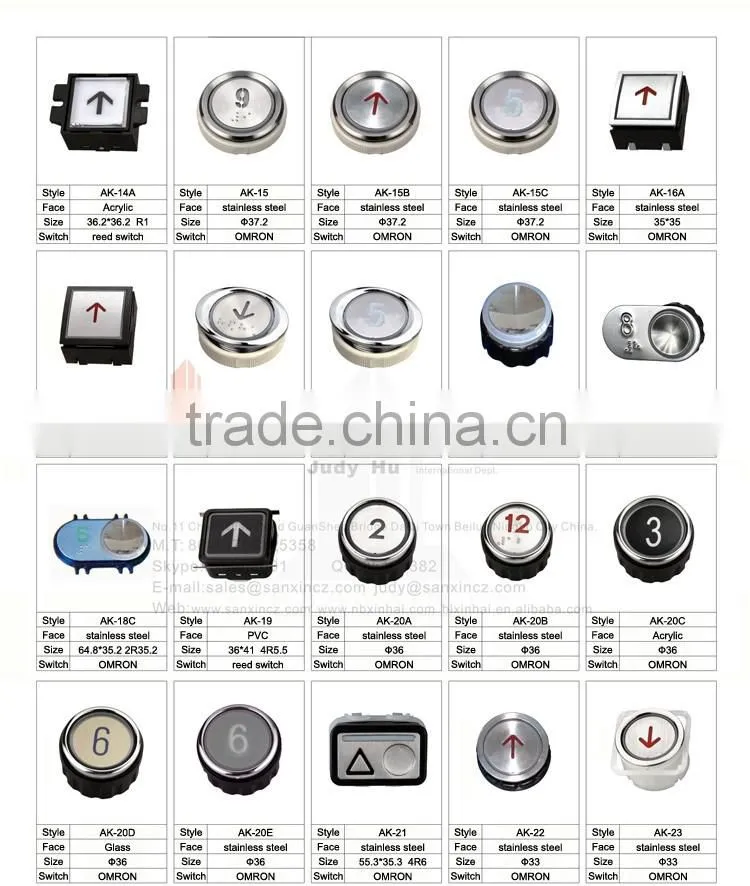 elevator parts Elevator Spare Parts Elevator Push Button