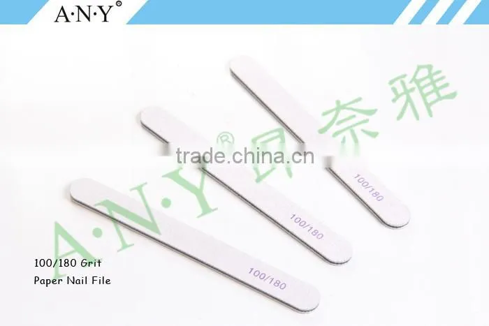 Nail Art Manicure Coarse Sand White Color Cheap Price High Quality Nail File 100/180
