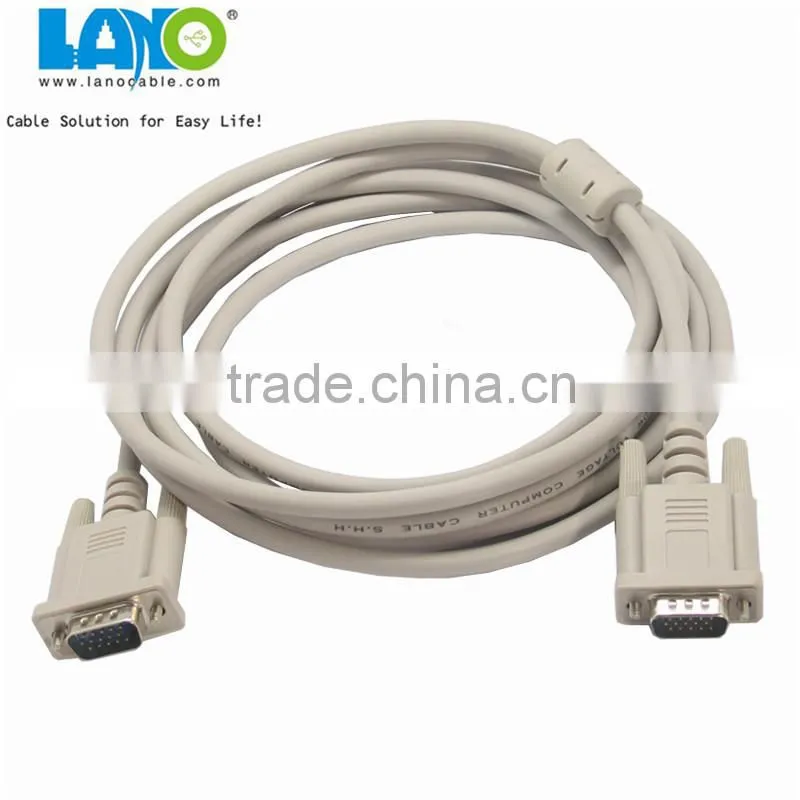 Original 15 pin copper material vga breakout cable