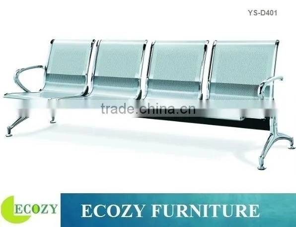 Airport stainless steel seating bench, Long link airport bench, waiting room bench