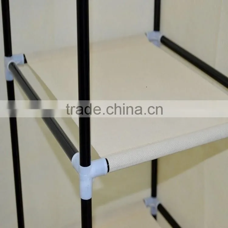 Non-woven fabrics folding wardrobe chest of drawers clothes closet organizers