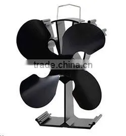 2-bladed heat powered stove fan nickel