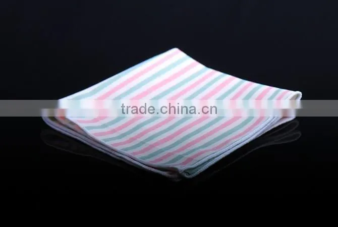 Classical High Quality Striped 100% Cotton Pocket Square