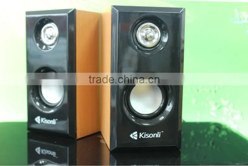 China Manufacturer Modern Wooden Speaker Stands for Laptop Computer