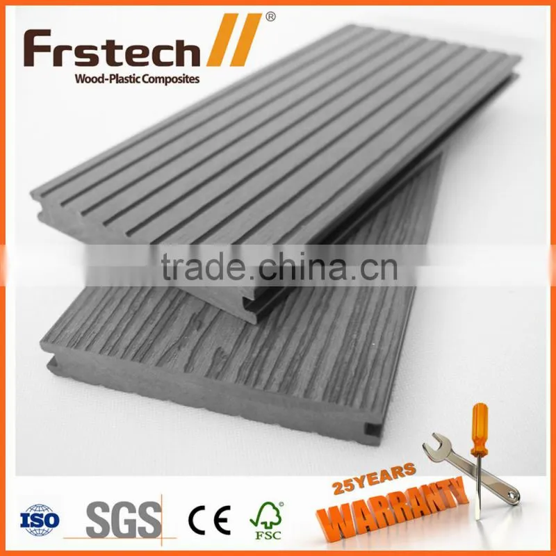 wood plastic composite fence panel crack-resistant best quality wood grain wooden decking