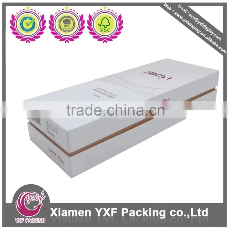 White printed box for gift