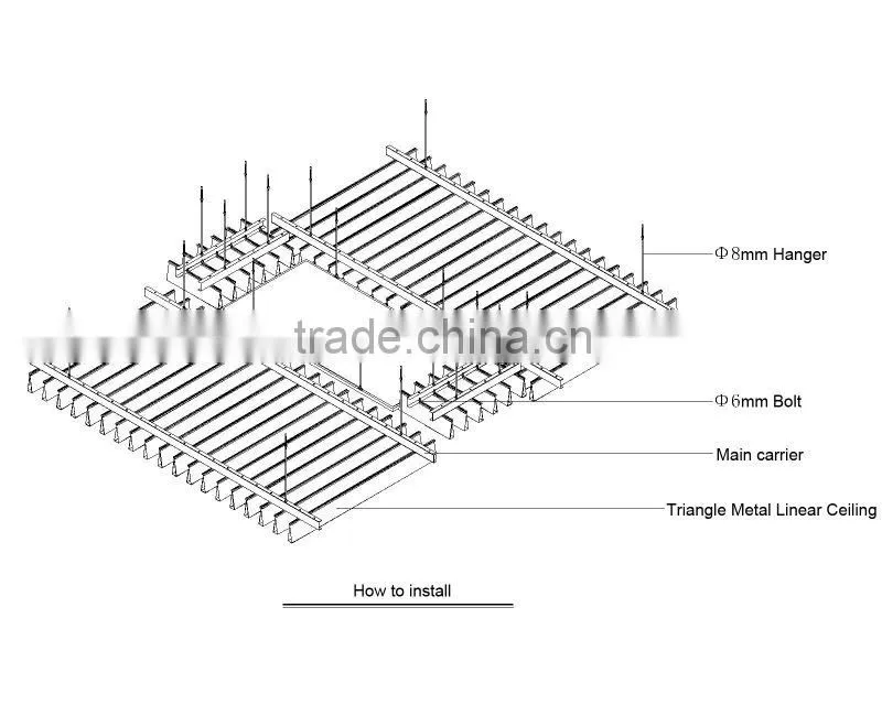 2015 Hot sale aluminum ceiling came from China