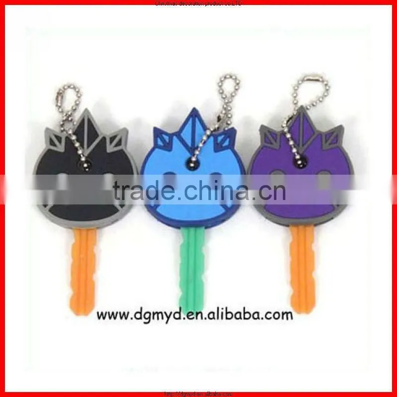 2014 beautidul paritcular popular soft pvc key caps for key protection