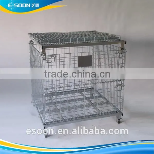 Metal wire weld mesh panel storage container