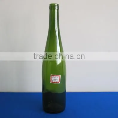 Burgundy wine bottles green glass bottle for wine