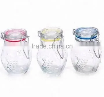 mini airtight glass candy jars