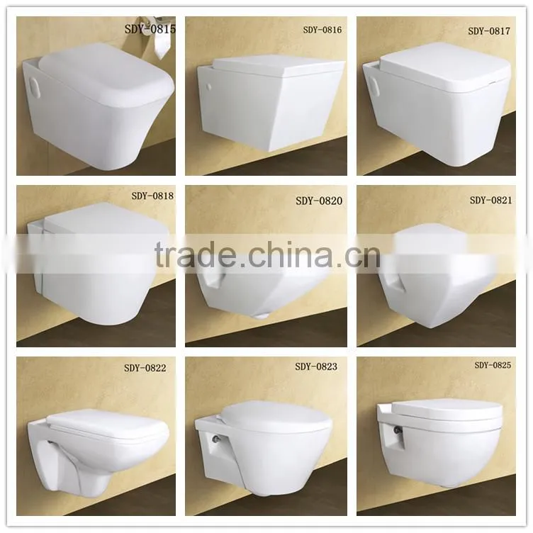 ceramic sanitary ware wall mounted toilet wc wall hung toilet toilet bowl price