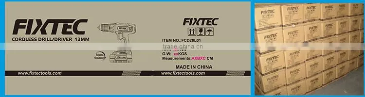 FIXTEC Modern Power Tool in China 13mm 20V Li-ion Cordless Drill