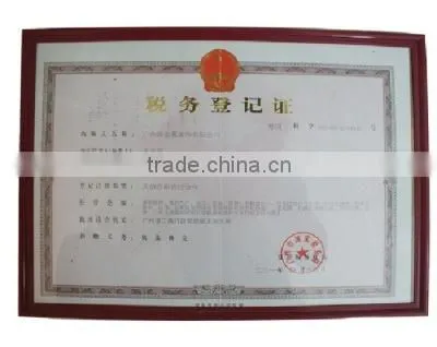 National Tax Registration Certificate